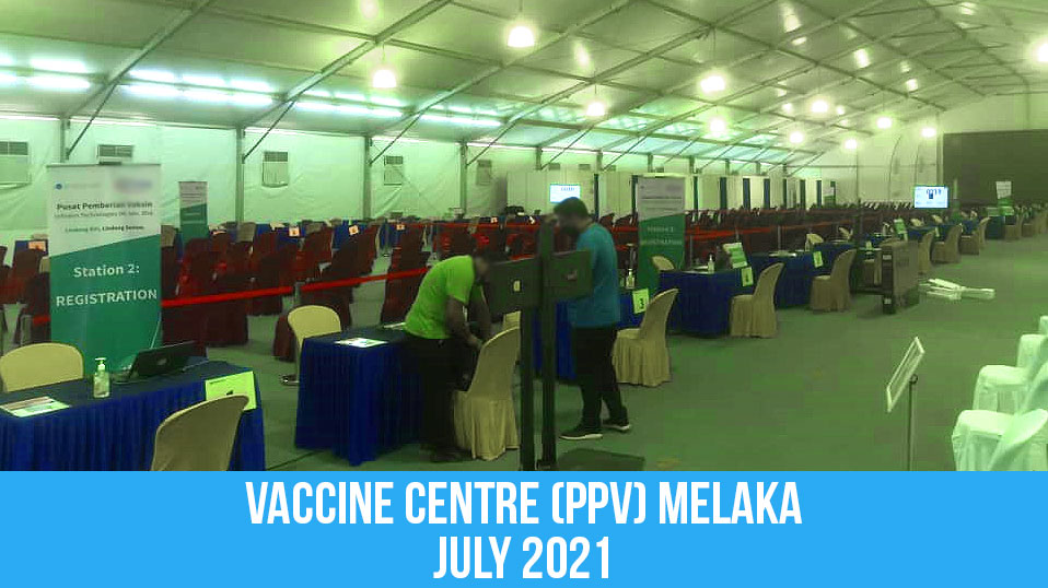 queue management system vaccine centre ppv melaka