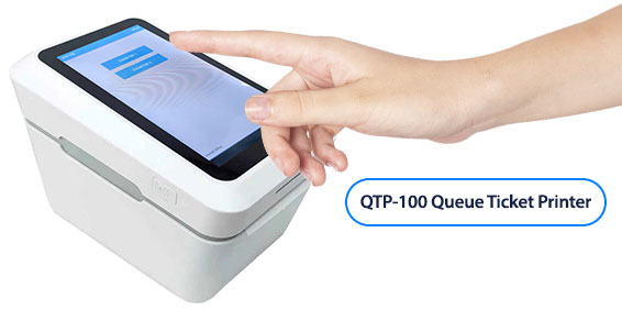 qtp100 queue ticket printer